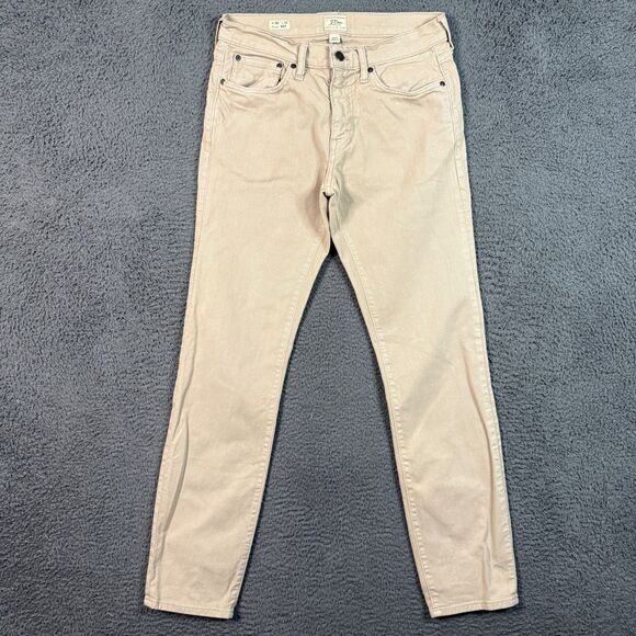 J.CREW Other - J Crew Jeans Mens 30x32 Beige Tan 484 Slim Fit Stretch Denim Pants Casual